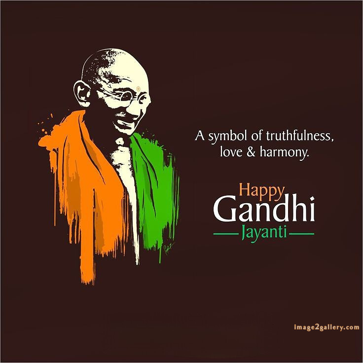 Mahatma Gandhi Jayanti Quotes, Wishes, Status | Gandhi Jayanti Images in Hindi | 127 mahatma gandhi jayanti quotes in english -(5)
