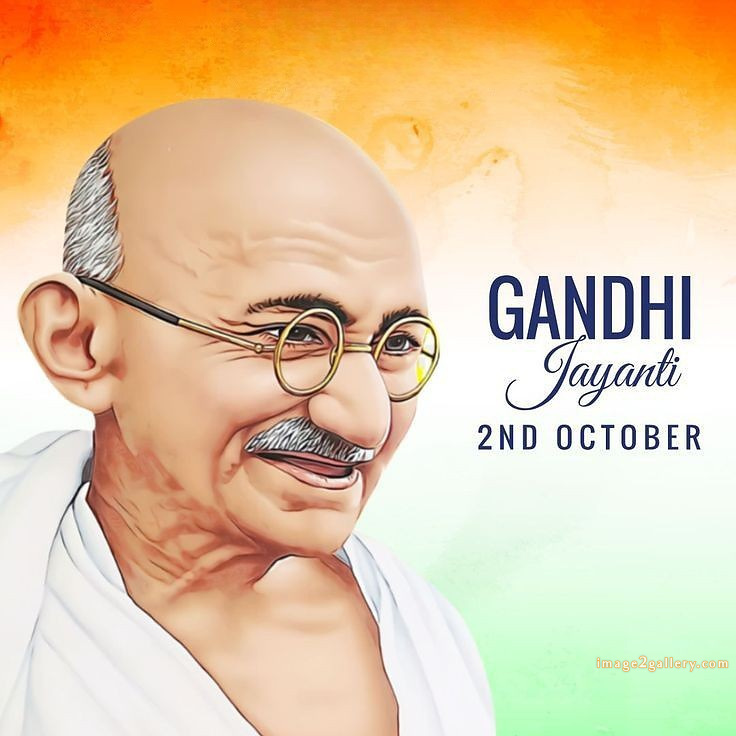 Mahatma Gandhi Jayanti Quotes, Wishes, Status | Gandhi Jayanti Images in Hindi | 98 october 2 gandhi jayanti poster -(13)