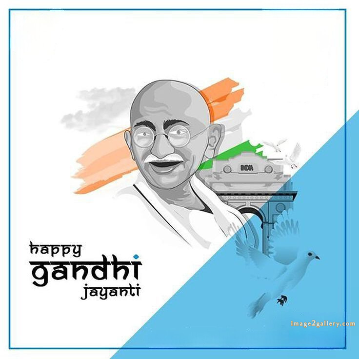 Mahatma Gandhi Jayanti Quotes, Wishes, Status | Gandhi Jayanti Images in Hindi | 223 october 2 gandhi jayanti poster -(4)