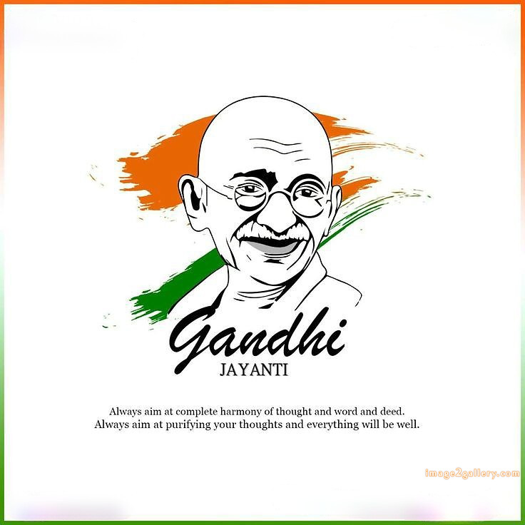 Mahatma Gandhi Jayanti Quotes, Wishes, Status | Gandhi Jayanti Images in Hindi | 280 pic of gandhi jayanti -(10)
