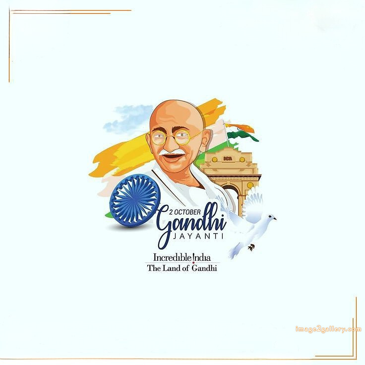 Mahatma Gandhi Jayanti Quotes, Wishes, Status | Gandhi Jayanti Images in Hindi | 285 pic of gandhi jayanti -(11)