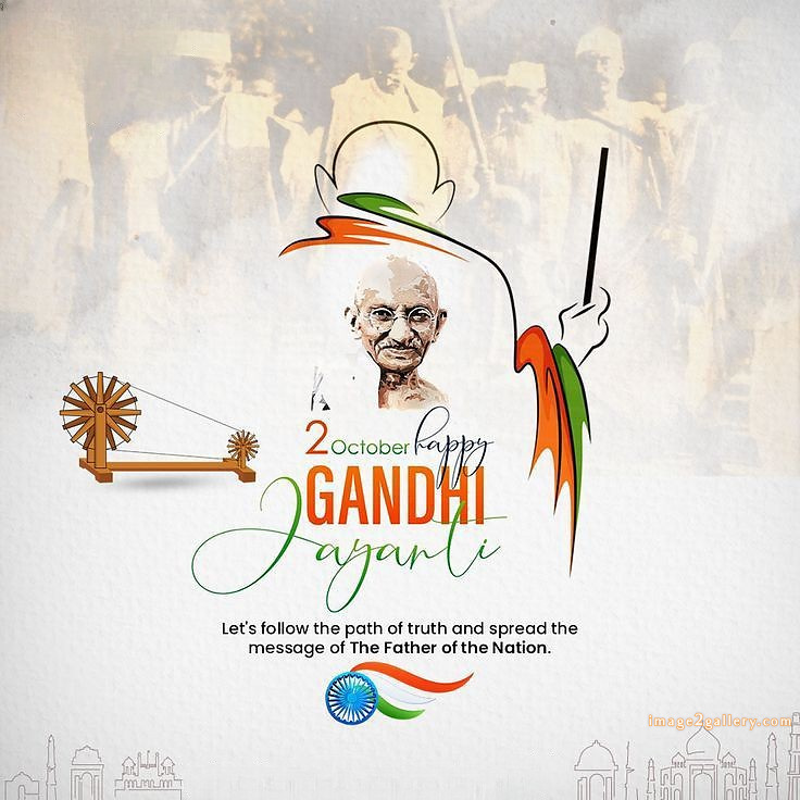 Mahatma Gandhi Jayanti Quotes, Wishes, Status | Gandhi Jayanti Images in Hindi | 64 pic of gandhi jayanti -(7)