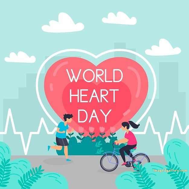 World Heart Day Images, Quotes | World Heart Day in Hindi | 16 poster on world heart day -(27)