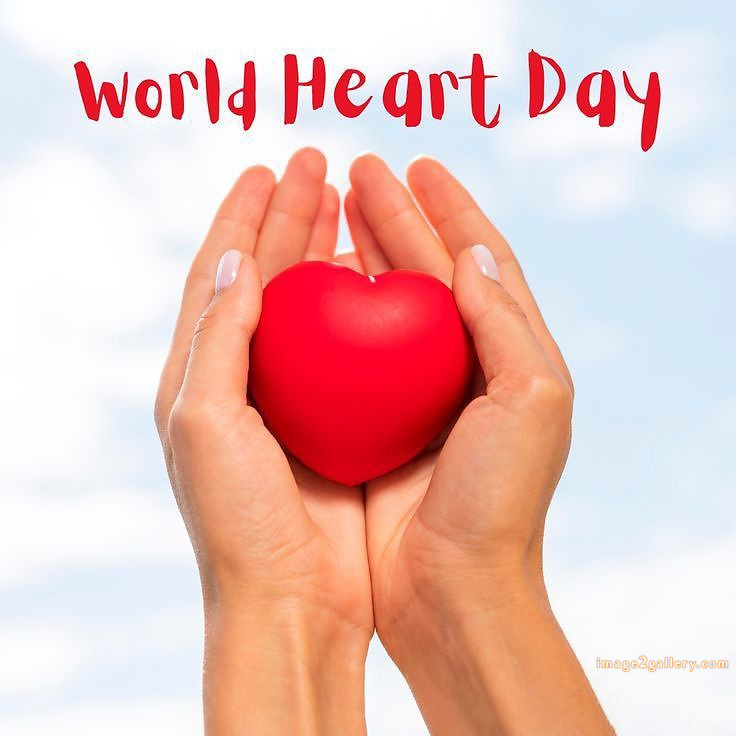 World Heart Day Images, Quotes | World Heart Day in Hindi | 139 poster on world heart day - image