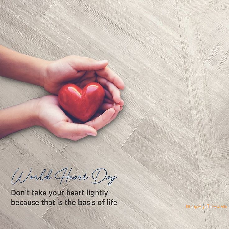 World Heart Day Images, Quotes | World Heart Day in Hindi | 258 poster on world heart day - image(4)