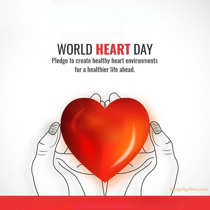 World Heart Day Images, Quotes | World Heart Day in Hindi | 156 poster on world heart day - image(6)