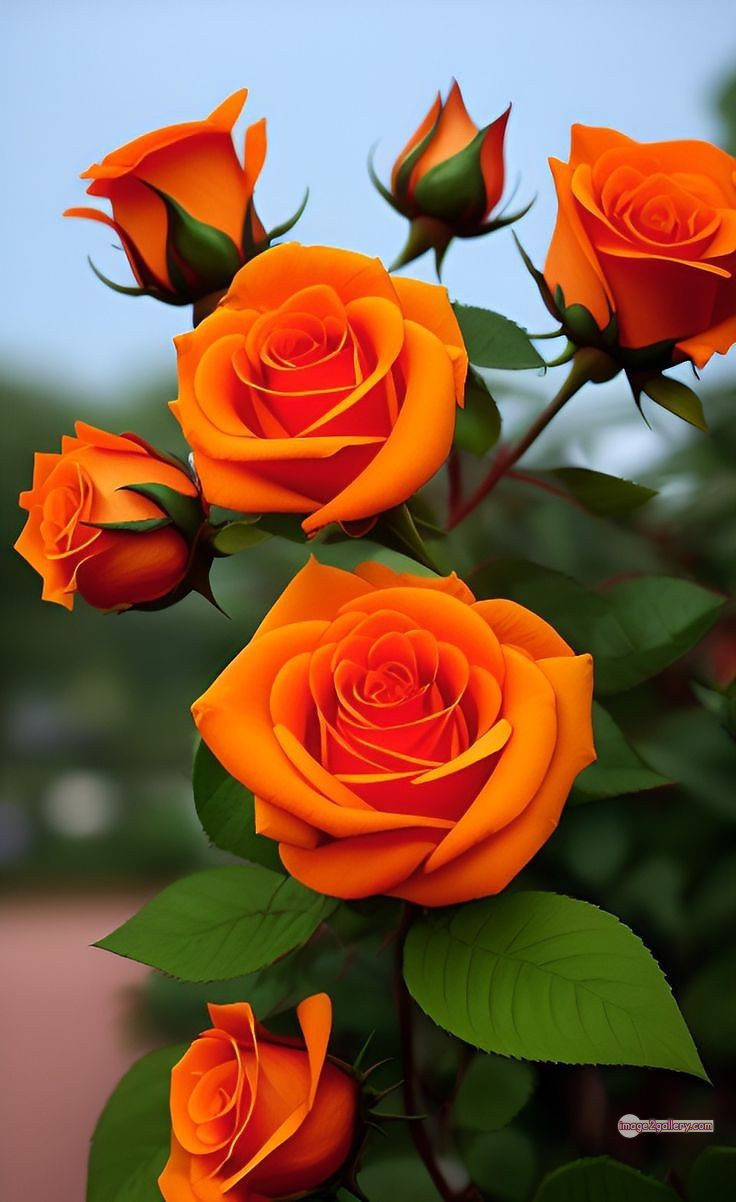 3300+ Beautiful Rose Flowers Image | Rose Flower HD Pic Download | 655 saffron and rose -(110)