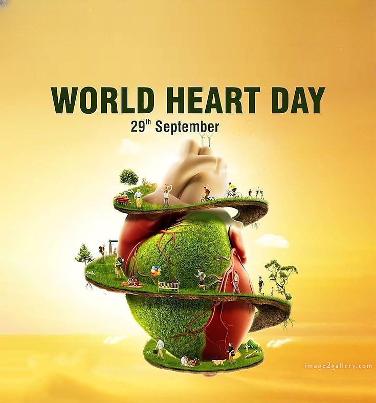 World Heart Day Images, Quotes | World Heart Day in Hindi | 45 world heart day poster -(12)