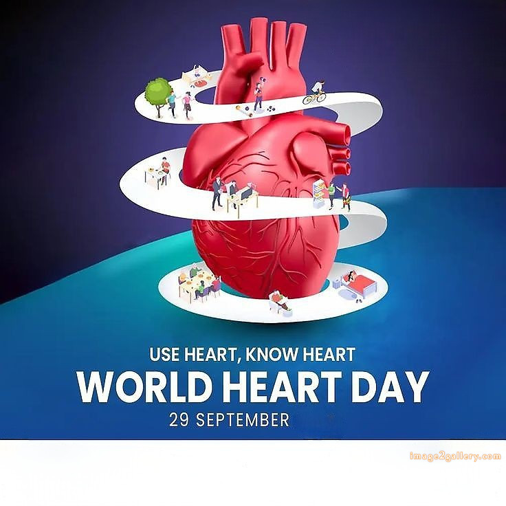 World Heart Day Images, Quotes | World Heart Day in Hindi | 218 world heart day poster -(2)