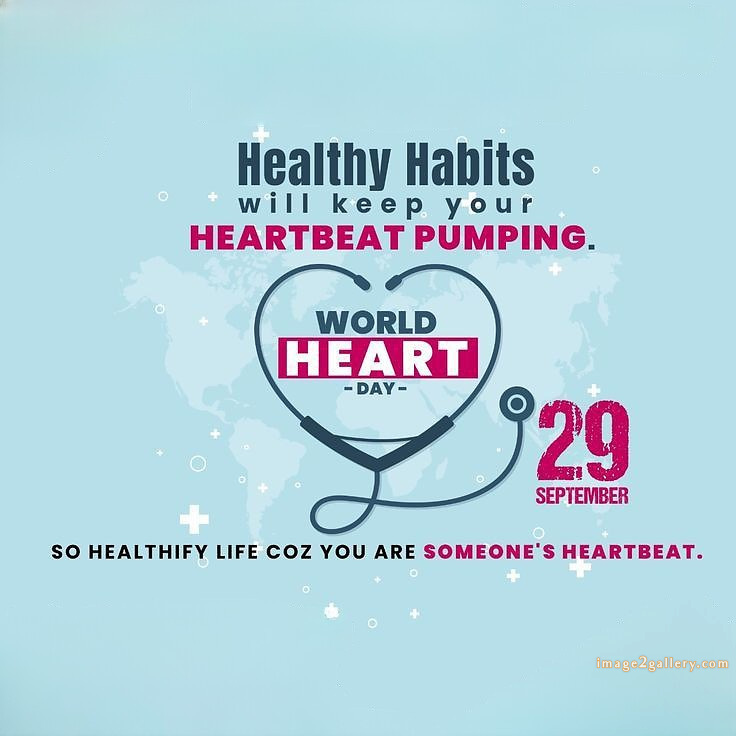 World Heart Day Images, Quotes | World Heart Day in Hindi | 220 world heart day poster -(20)