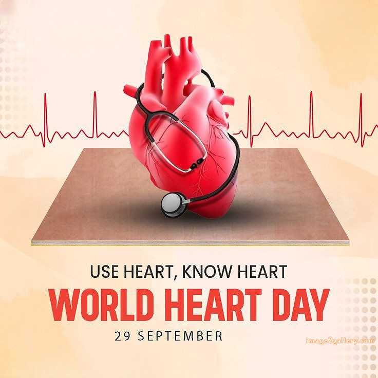 World Heart Day Images, Quotes | World Heart Day in Hindi | 58 world heart day poster -(24)
