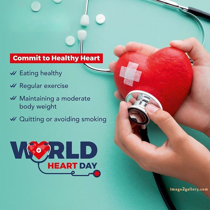 World Heart Day Images, Quotes | World Heart Day in Hindi | 51 world heart day poster -(27)