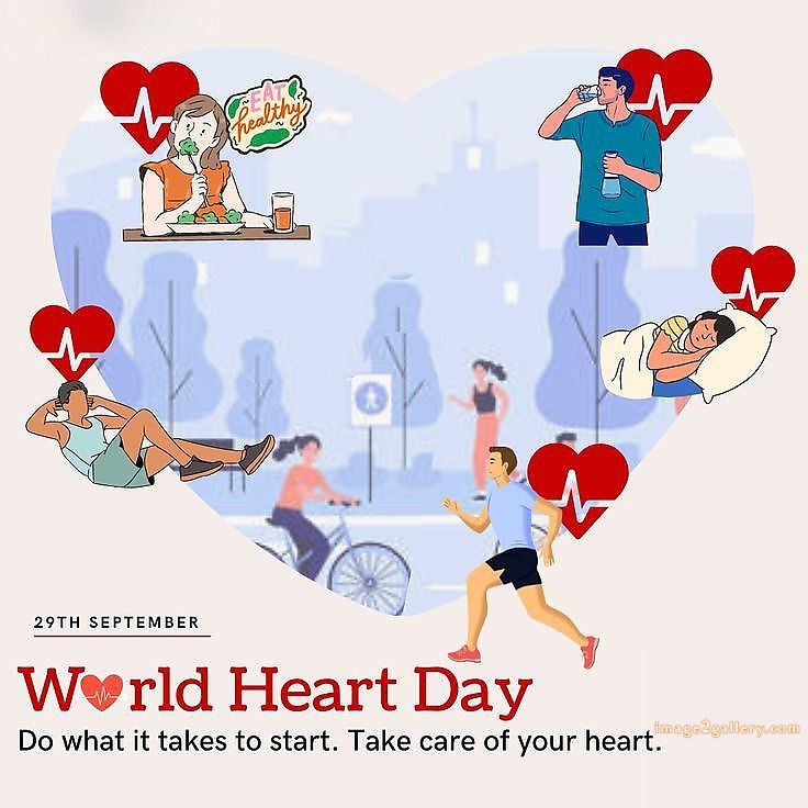 World Heart Day Images, Quotes | World Heart Day in Hindi | 215 world heart day poster -(3)
