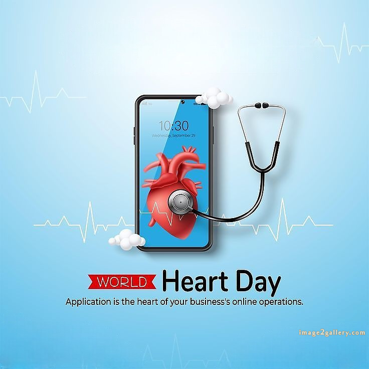 World Heart Day Images, Quotes | World Heart Day in Hindi | 216 world heart day poster -(4)